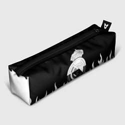 Пенал для ручек Реал Мадрид огонь белый, цвет: 3D-принт