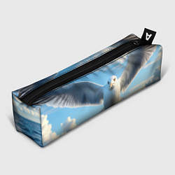 Пенал для ручек Чайка над волной, цвет: 3D-принт