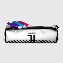 Пенал для ручек Ювентус полосы геометрия линии, цвет: 3D-принт — фото 2