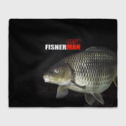 Плед флисовый The best fisherman, цвет: 3D-велсофт