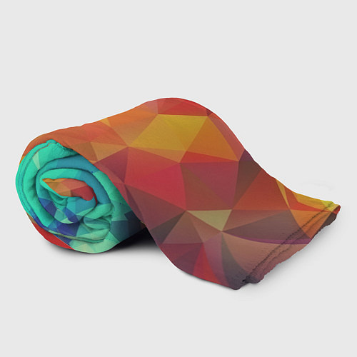 Плед Цветные полигоны / 3D-Велсофт – фото 2