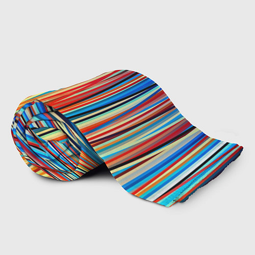 Плед Colored stripes / 3D-Велсофт – фото 2