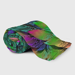Плед флисовый Перья, цвет: 3D-велсофт — фото 2