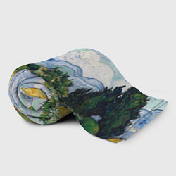 Плед флисовый Ван Гог Картина, цвет: 3D-велсофт — фото 2