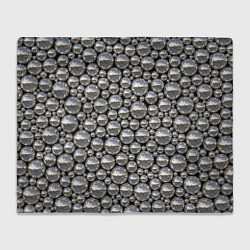 Плед флисовый Серебряные шары, цвет: 3D-велсофт