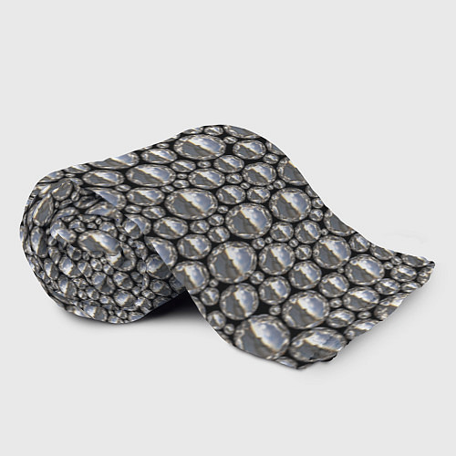Плед Серебряные шары / 3D-Велсофт – фото 2