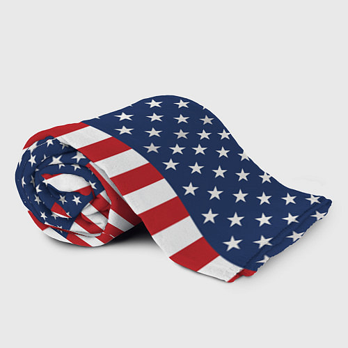 Плед Флаг США / 3D-Велсофт – фото 2