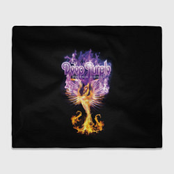 Плед флисовый Deep Purple: Phoenix Rising, цвет: 3D-велсофт