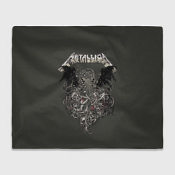 Плед флисовый Metallica - octopus, цвет: 3D-велсофт