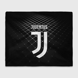 Плед флисовый FC Juventus: Black Lines, цвет: 3D-велсофт