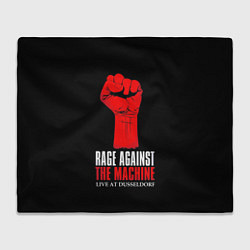 Плед флисовый Rage Against the Machine, цвет: 3D-велсофт