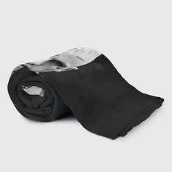 Плед флисовый Lil Peep: Black Edition, цвет: 3D-велсофт — фото 2