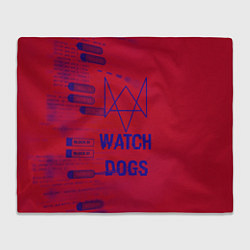 Плед флисовый Watch Dogs: Hacker Collection, цвет: 3D-велсофт