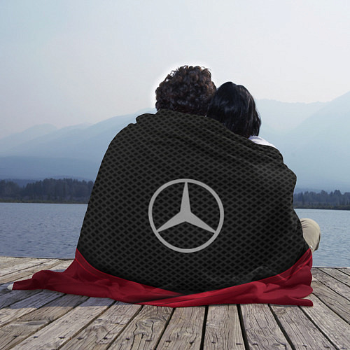 Плед Mercedes Benz: Grey Carbon / 3D-Велсофт – фото 2