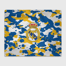 Плед флисовый Real Madrid: Camo, цвет: 3D-велсофт