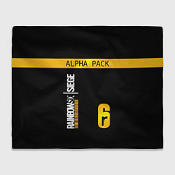 Плед флисовый Rainbow Six Siege: Alpha Pack, цвет: 3D-велсофт