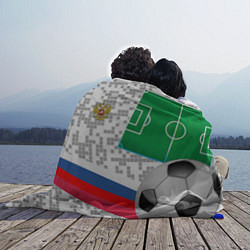 Плед флисовый Русский футбол, цвет: 3D-велсофт — фото 2