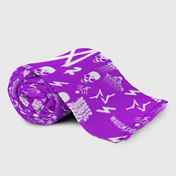 Плед флисовый Watch Dogs 2: Violet Pattern, цвет: 3D-велсофт — фото 2