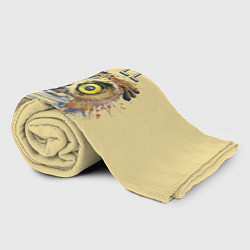 Плед флисовый Owls like coffee, цвет: 3D-велсофт — фото 2