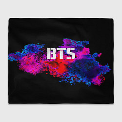 Плед флисовый BTS: Colors Explode, цвет: 3D-велсофт