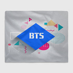 Плед флисовый BTS Geometry, цвет: 3D-велсофт