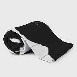 Плед флисовый Death Stranding: Black & White, цвет: 3D-велсофт — фото 2