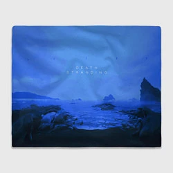 Плед флисовый Death Stranding: Blue Heaven, цвет: 3D-велсофт