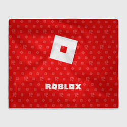Плед флисовый ROBLOX: Red Style, цвет: 3D-велсофт
