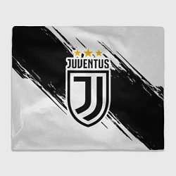 Плед флисовый Juventus: 3 Stars, цвет: 3D-велсофт
