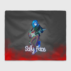 Плед флисовый Sally Face: Rock Star, цвет: 3D-велсофт