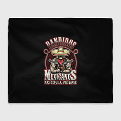 Плед флисовый Bandidos, цвет: 3D-велсофт