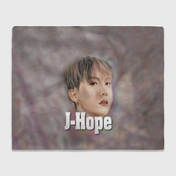 Плед флисовый BTS J-Hope, цвет: 3D-велсофт