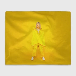 Плед флисовый Billie Eilish, цвет: 3D-велсофт