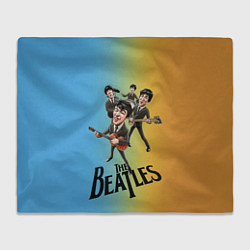 Плед флисовый The Beatles - world legend, цвет: 3D-велсофт