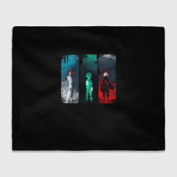 Плед флисовый Boku No Hero Academia minimal, цвет: 3D-велсофт