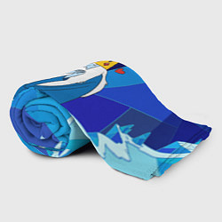 Плед флисовый Ледяной король, цвет: 3D-велсофт — фото 2