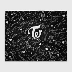 Плед TWICE АВТОГРАФЫ