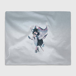 Плед флисовый Shinobu Kochou, цвет: 3D-велсофт