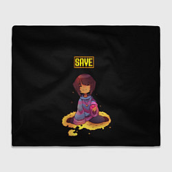 Плед флисовый UNDERTALE FRISK, цвет: 3D-велсофт