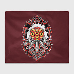 Плед флисовый Принцесса Мононоке, цвет: 3D-велсофт