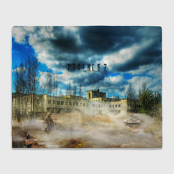Плед флисовый STALKER 2Чернобыль, цвет: 3D-велсофт