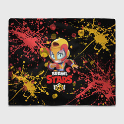 Плед флисовый BRAWL STARS MAX, цвет: 3D-велсофт