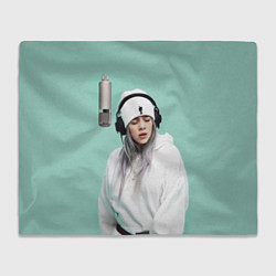 Плед флисовый BILLIE EILISH, цвет: 3D-велсофт