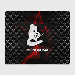 Плед флисовый MONOKUMA, цвет: 3D-велсофт