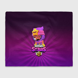 Плед флисовый Brawl stars sandy, цвет: 3D-велсофт