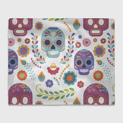 Плед флисовый Мексиканские мотивы, цвет: 3D-велсофт