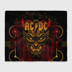 Плед флисовый ACDC, цвет: 3D-велсофт