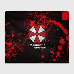 Плед флисовый UMBRELLA CORP, цвет: 3D-велсофт