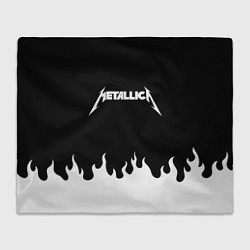 Плед флисовый METALLICA, цвет: 3D-велсофт