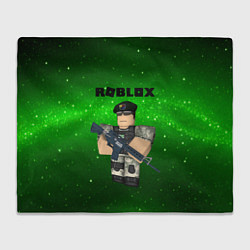 Плед флисовый Roblox, цвет: 3D-велсофт